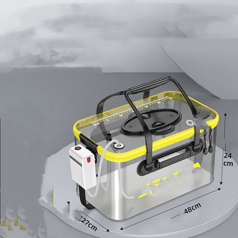 Pet Outdoor Thickened Fish Protection Fishing Bucket Box Device