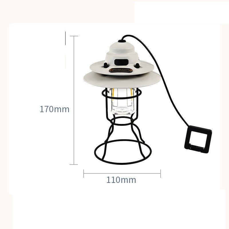 Portable Retro Barn Lantern Outdoor Lighting