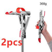 Pet Outdoor Stainless Steel Automatic Spring Fishing Rod Holder Bracket