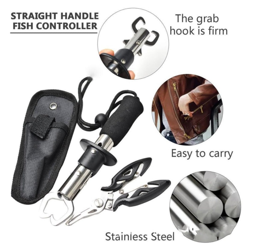 Pet Outdoor Stainless Steel Fishing Grip Scissors Pliers Tool Set