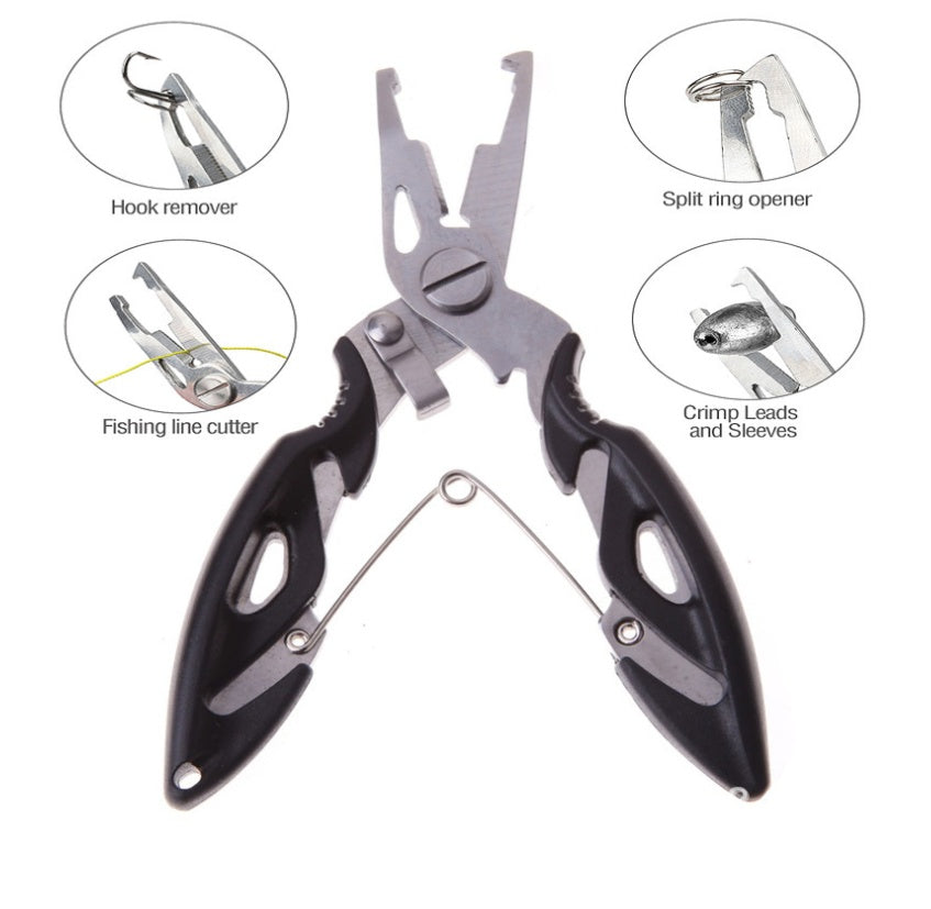 Pet Outdoor Stainless Steel Fishing Grip Scissors Pliers Tool Set