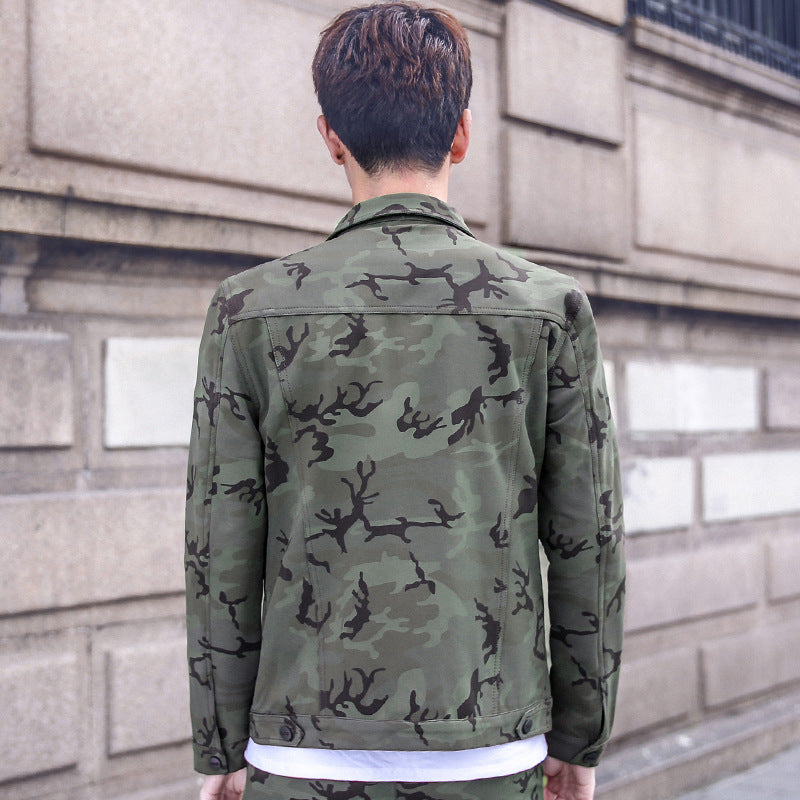 Camouflage Jacket Men's Handsome Overalls