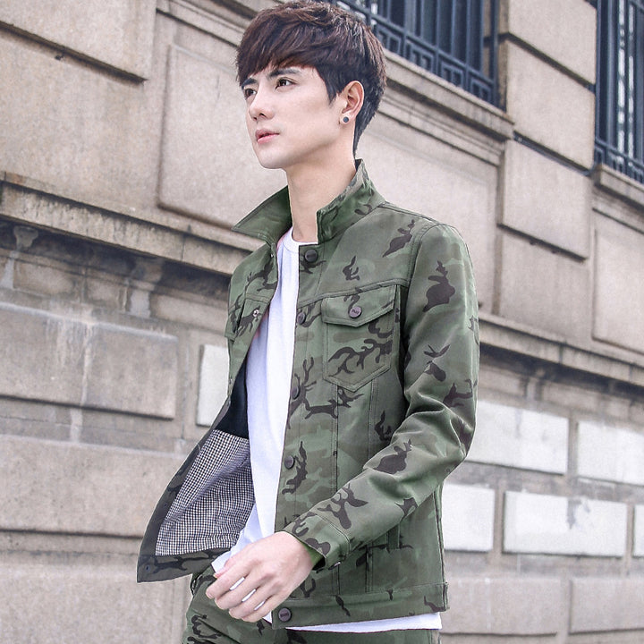 Camouflage Jacket Men's Handsome Overalls