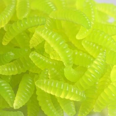 Pet Outdoor Soft Maggot Grub Fishing Lure Bait Set
