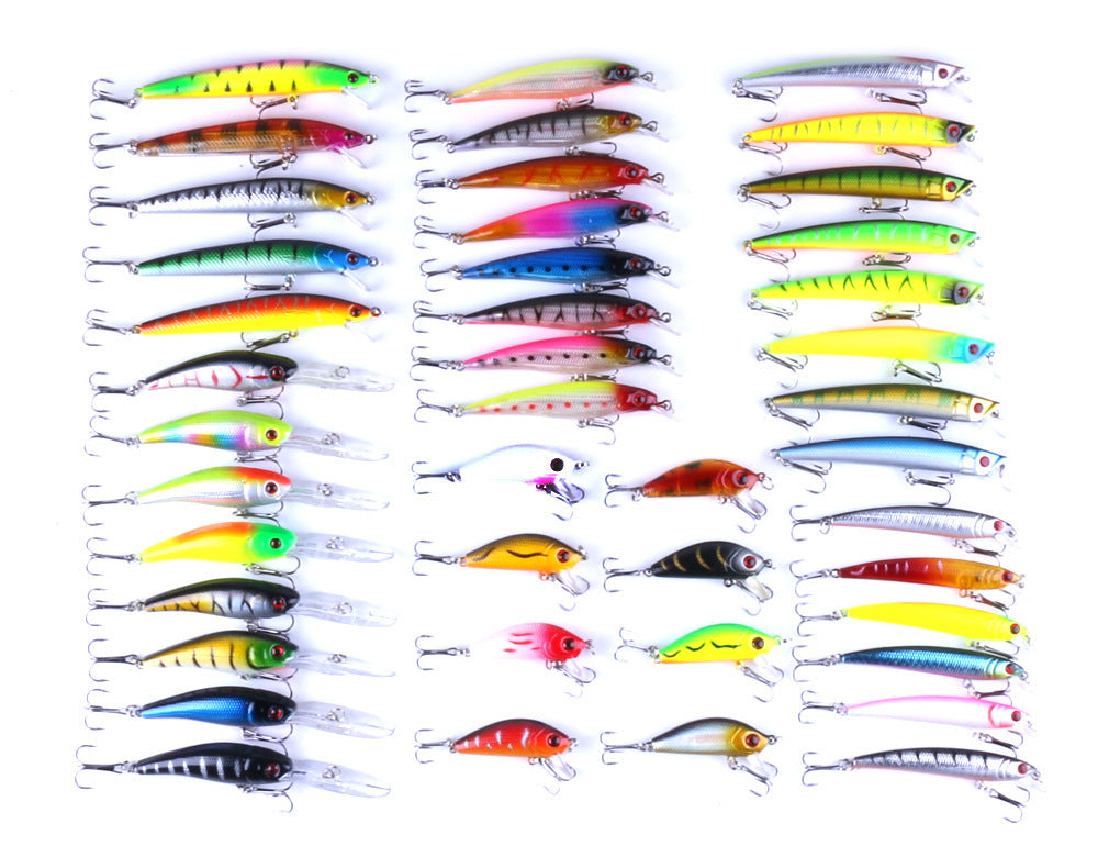 Pet Outdoor 43 Piece Portable Fishing Gear Bait Set
