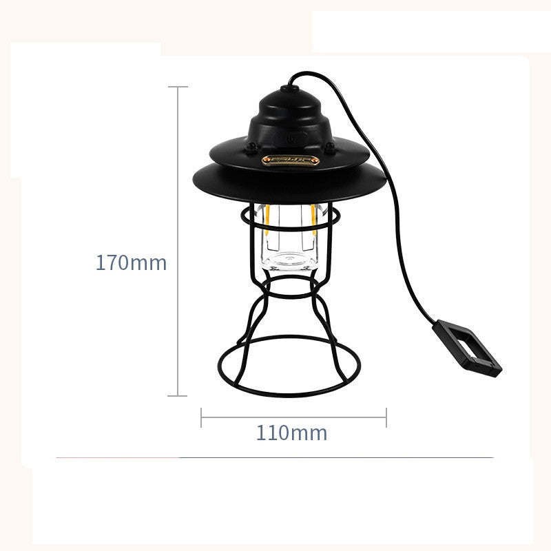 Portable Retro Barn Lantern Outdoor Lighting
