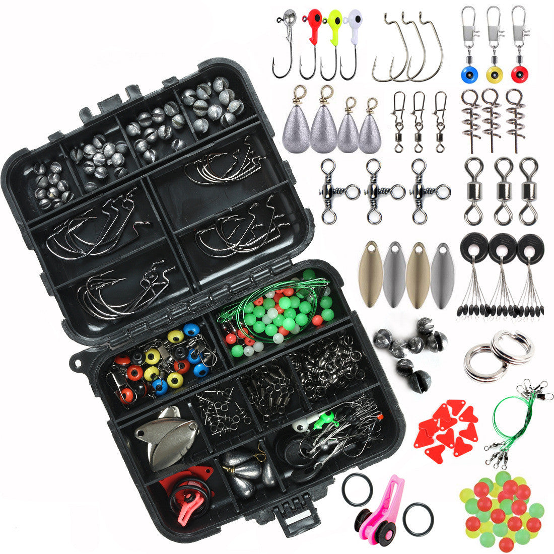 Pet Outdoor 188 Piece Fishing Accessory Kit Set