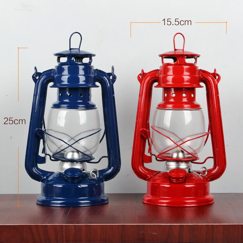 Retro Lamp Iron Portable Tent Camping Lantern