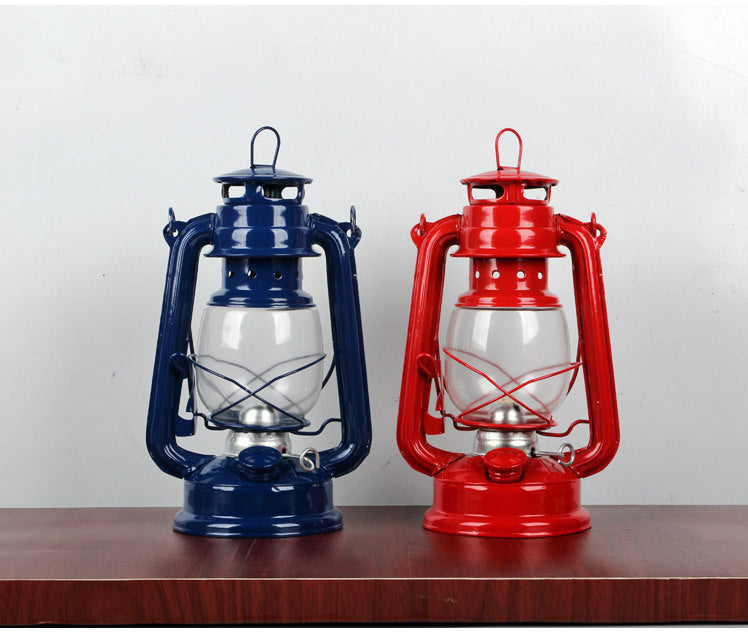 Retro Lamp Iron Portable Tent Camping Lantern