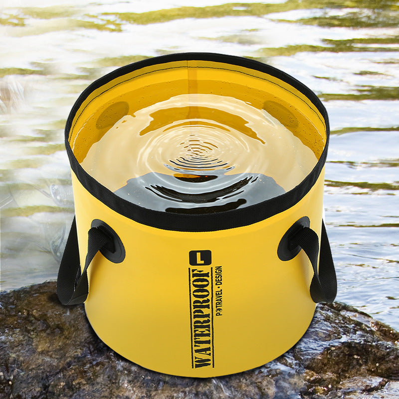 Pet Outdoor Portable Collapsible Water Basin Device