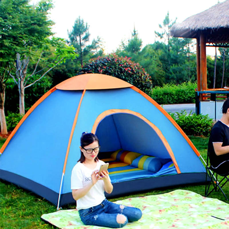 Outside The Account Camping Tent