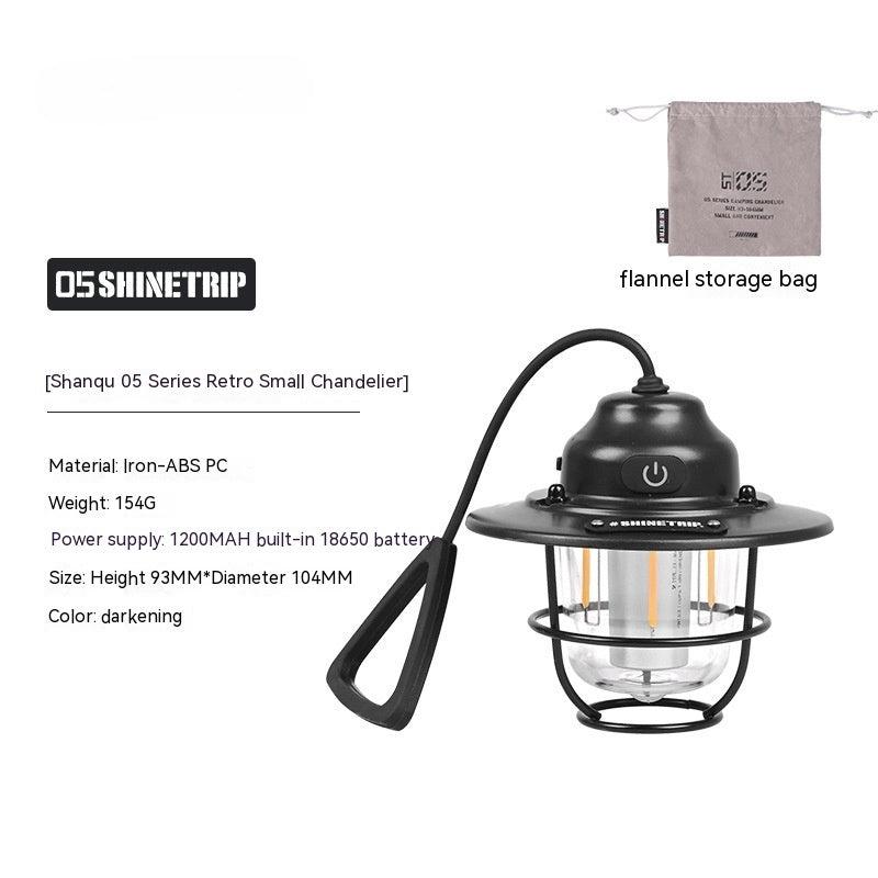 Shanqu Outdoor Camping Lantern Pine Cone