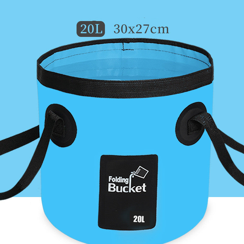 Pet Outdoor Portable Collapsible Water Basin Device