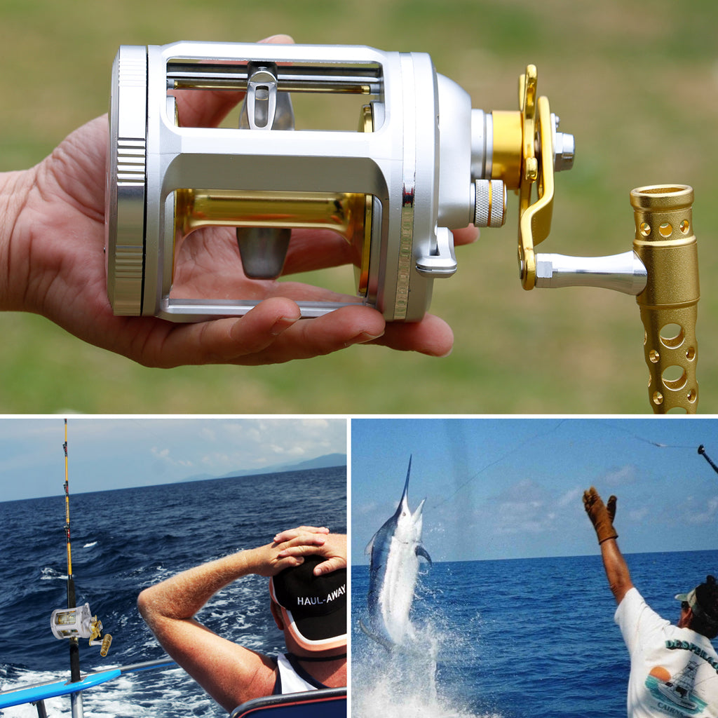 Pet Outdoor Metal Sea Fishing Drum Reel Device