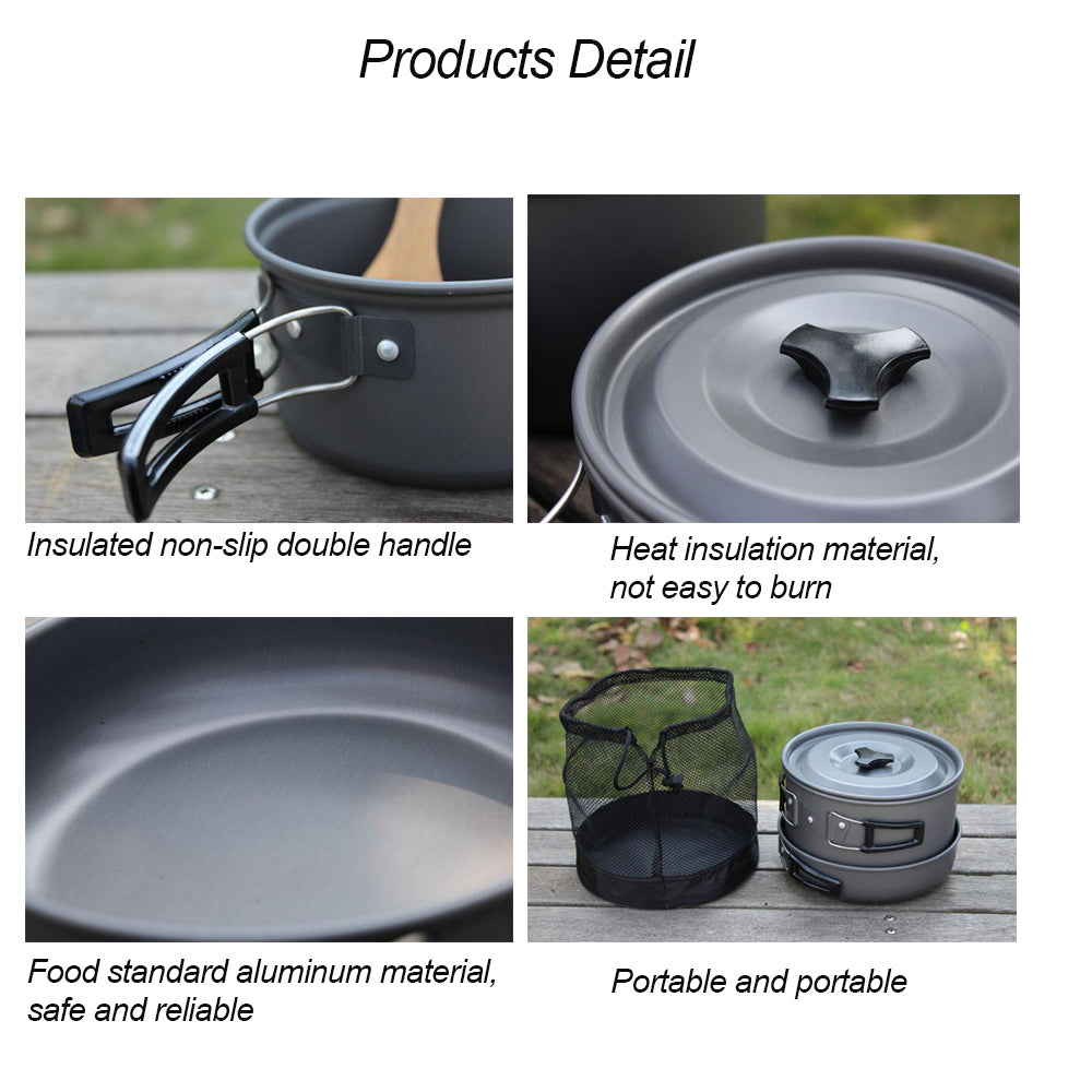 Outdoor Hiking Cookware Tableware Cookware