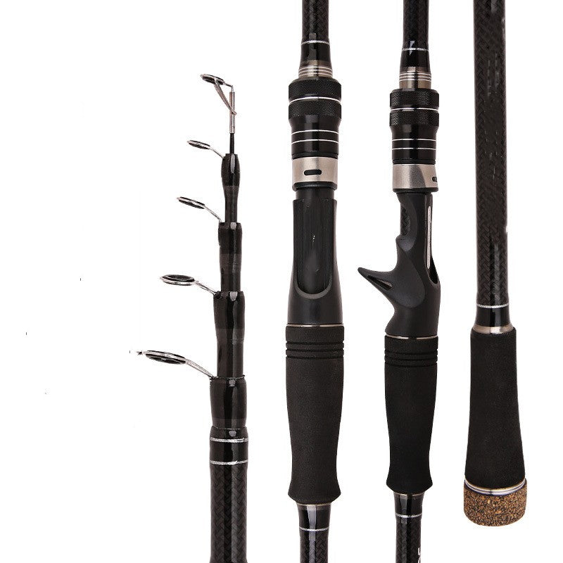 Pet Outdoor Carbon Telescopic Ultra Light Fishing Rod