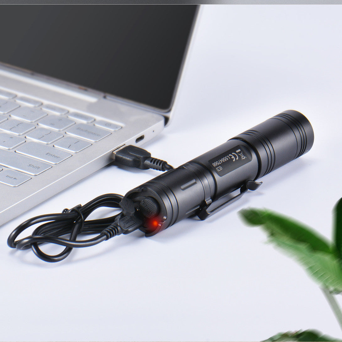 Home USB Rechargeable Glare Flashlight