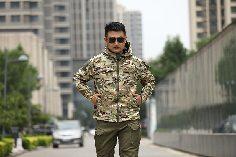 Shell Jacket Camouflage Cold Sports Outdoor
