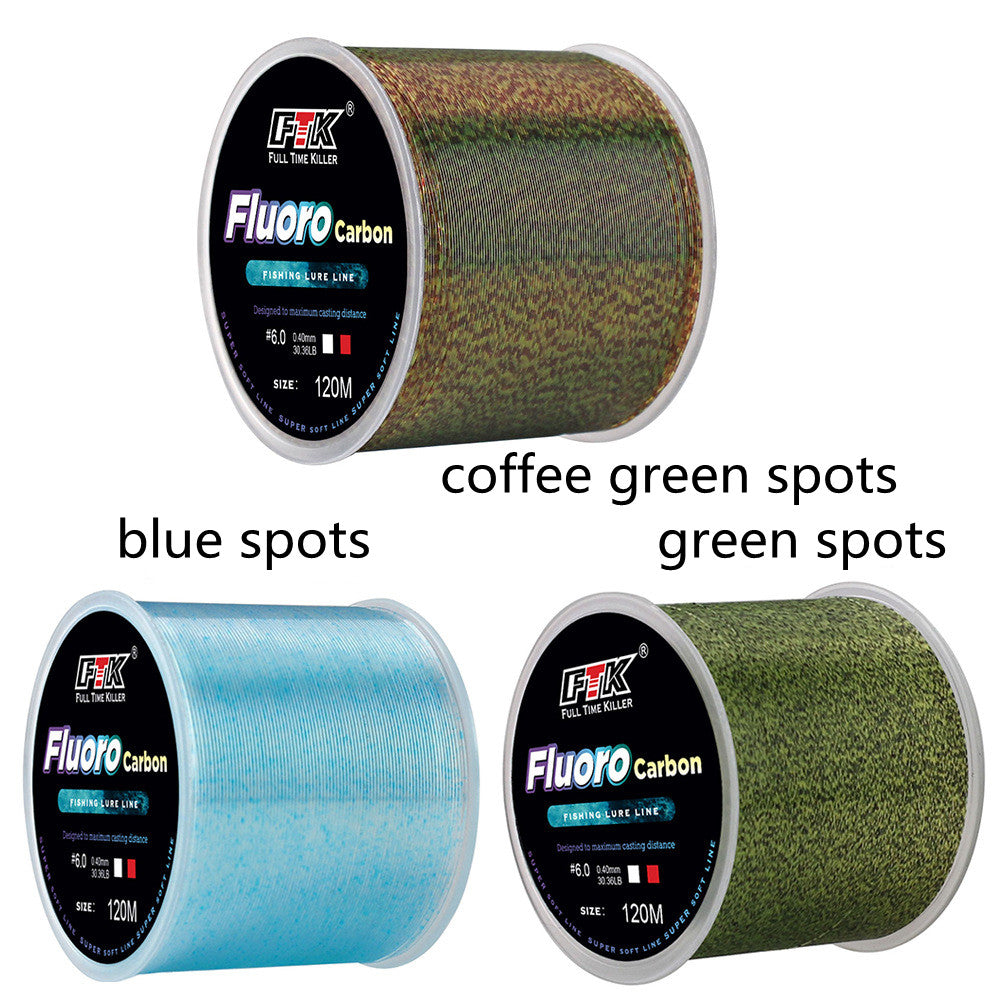 Pet Outdoor Multicolor Nylon Fishing Main Sub Line Set