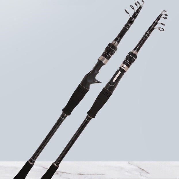 Pet Outdoor Carbon Telescopic Ultra Light Fishing Rod