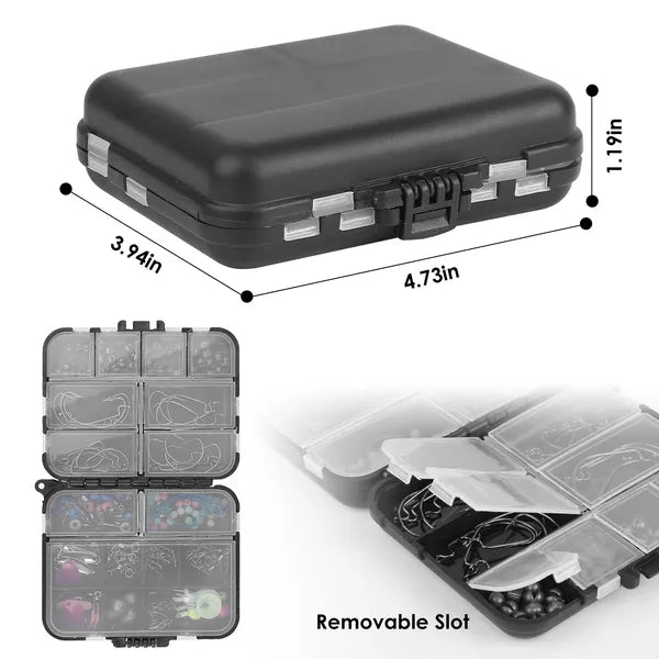 Pet Outdoor 188 Piece Fishing Accessory Kit Portable Set