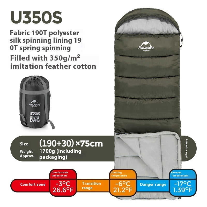 Naturehike Series Envelope Hooded Sleeping Bag – Apex Wilds